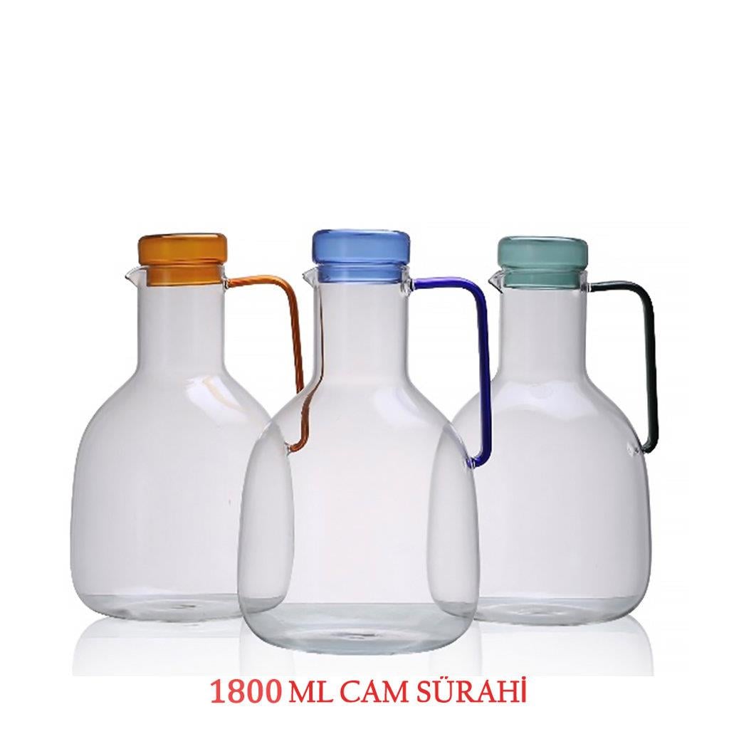 MienSürahi ve Termoslar 1800 Ml Cam Sürahi