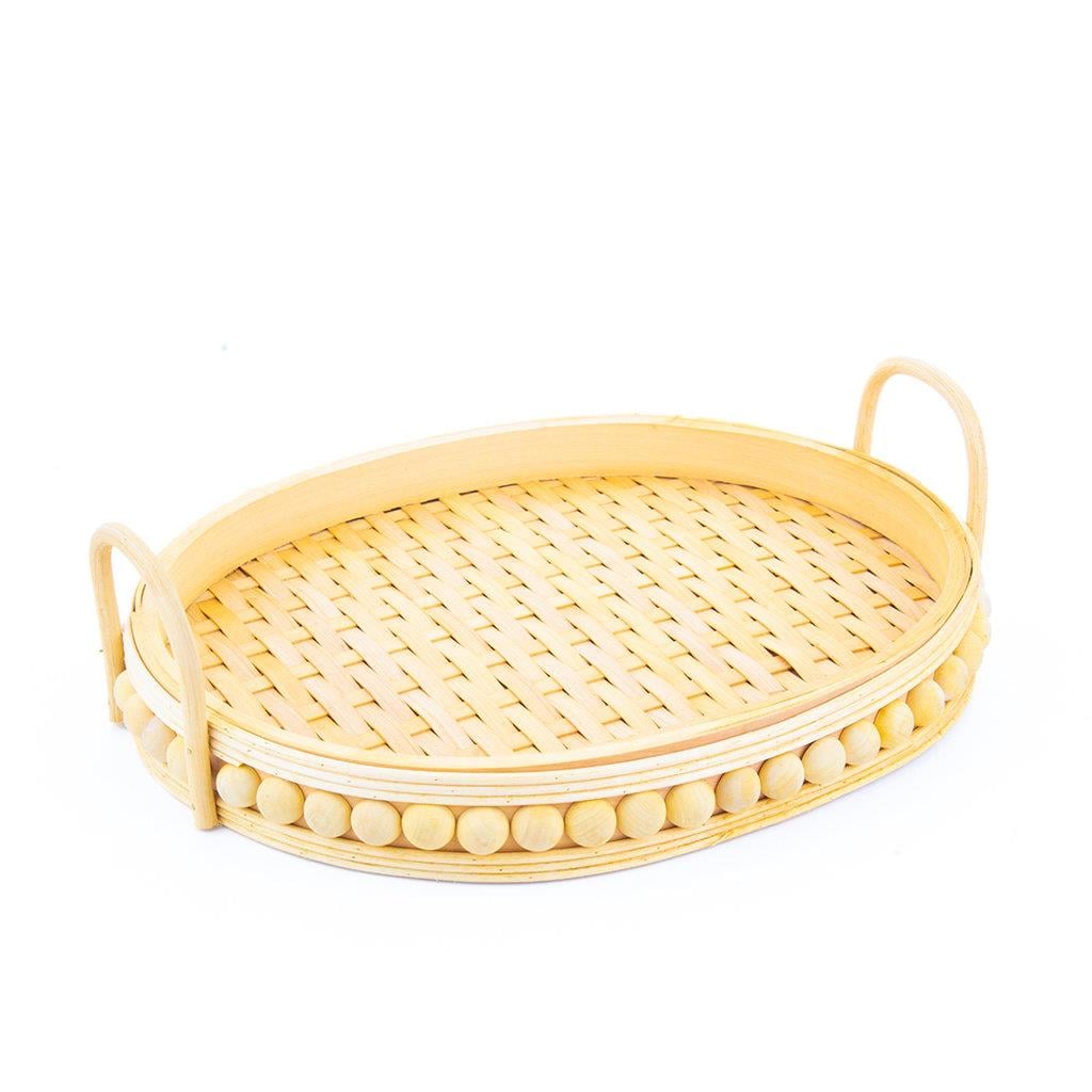 MienTepsi ve Sunum Gereçleri Oval Örme Tepsi