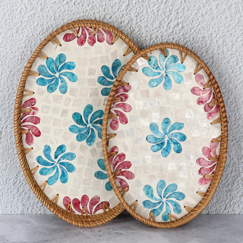 MienTepsi ve Sunum Gereçleri Sedef Oval Tepsi