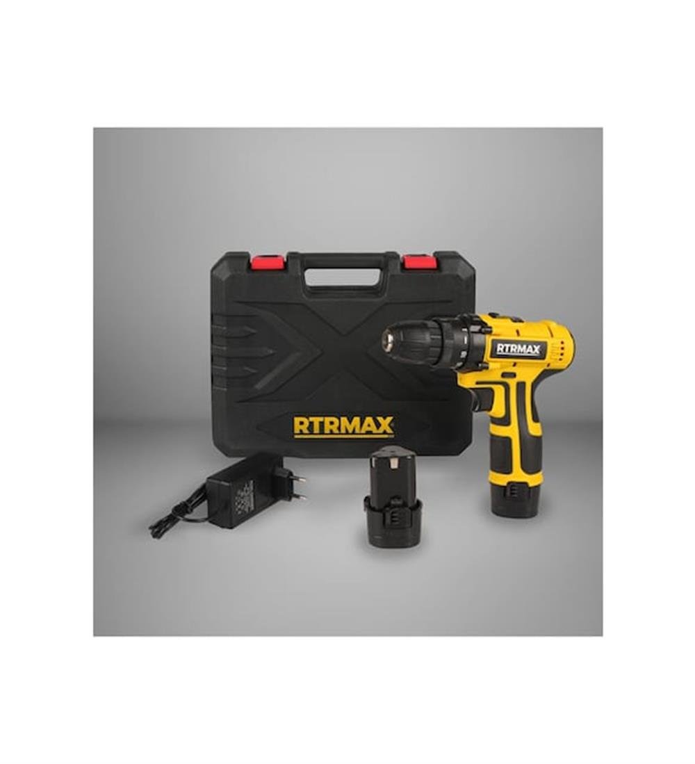 RTRMAXMatkaplar Rtrmax Akülü Matkap 12V Li-on Çift Akü RTM332