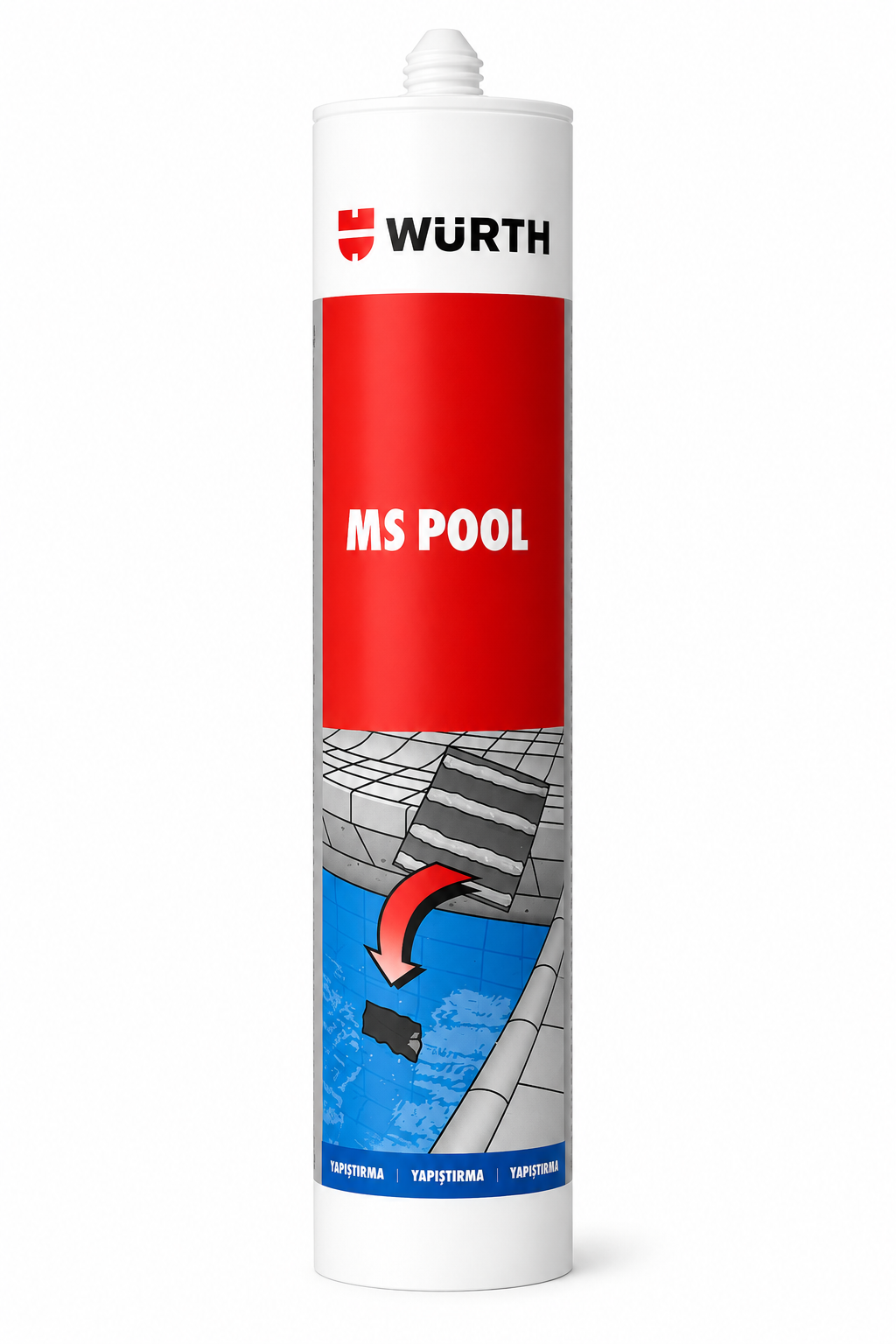 WÜRTHSilikon-Mastik-Yapıştırıcı ve İzolasyon Bantları Würth Mspool Sızdırmaz Havuz