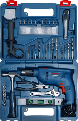 BOSCHBOSCH Bosch GSB 600 Darbeli Matkap + 100 Parça Aksesuar