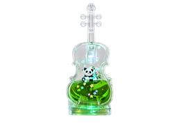 Yeliz HediyecilikHEDİYELİK ÜRÜNLER Gitar Panda Figürlü Plastik Sulu Biblo