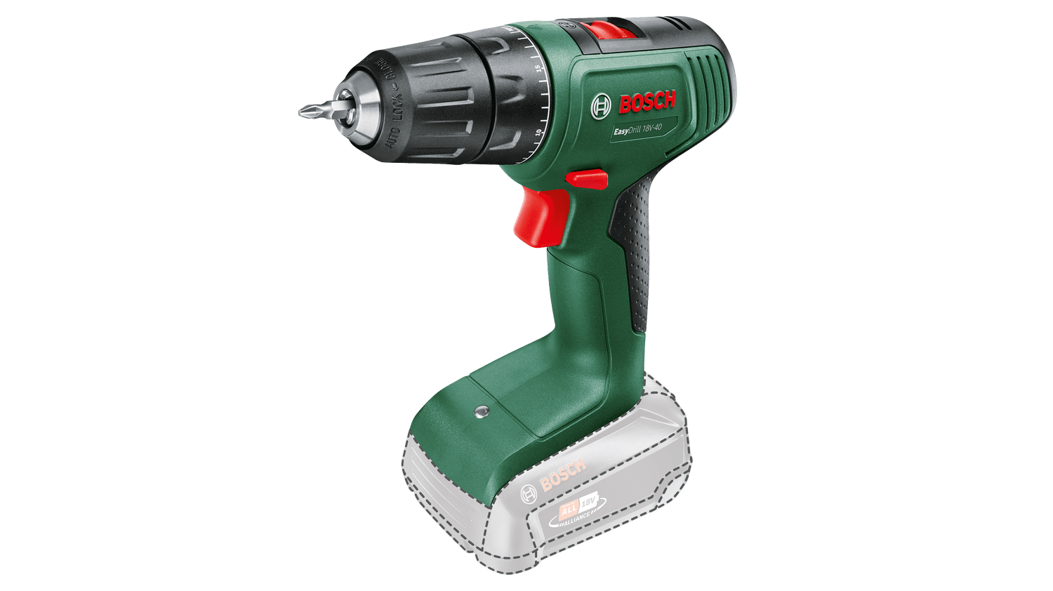 BOSCHBOSCH Bosch EasyDrill 18V-40 Delme-Vidalama Makinesi (Solo)