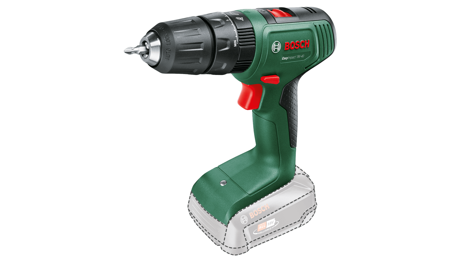 BOSCHBOSCH Bosch EasyImpact 18V-40 Darbeli Delme/Vidalama (Solo)