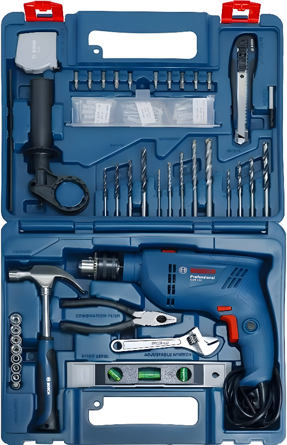 BOSCHBOSCH Bosch GSB 600 Darbeli Matkap + 100 Parça Aksesuar