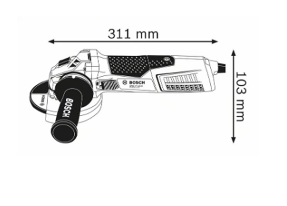 BOSCHMatkaplar Bosch Gws 19-125 CIE Avuç Taşlama Profesyonel 1900W