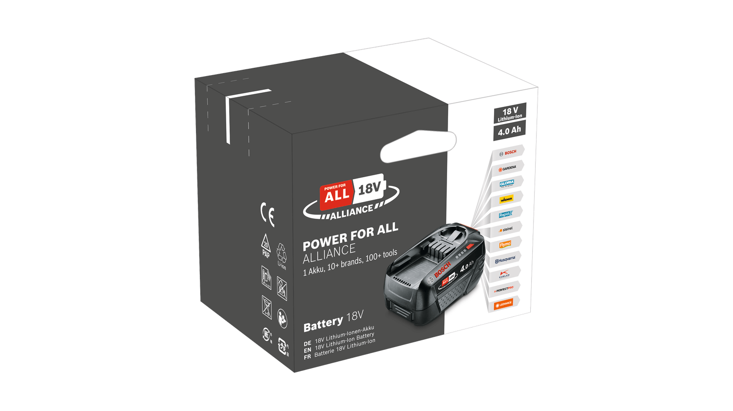 BOSCHBOSCH Bosch PBA W-C 18 V 4 Ah Yedek Akü