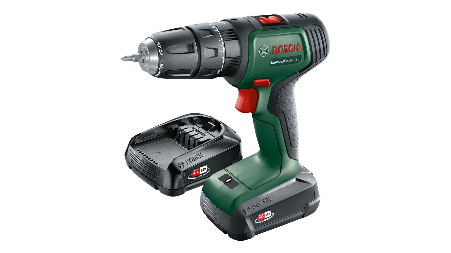 BOSCHBOSCH Bosch Universalimpact 18V Akülü Darbeli Matkap (1,5ah, Çift Akü) Sbx + 241 Aksesuar Setli
