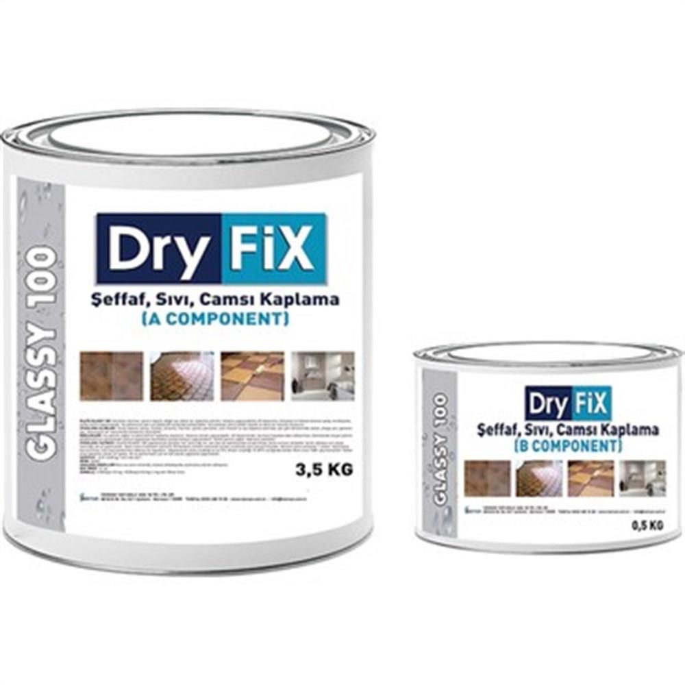 DryfixDış Cephe Dryfix Glassy 100 Sıvı Cam Su Yalıtımı 4 Kg