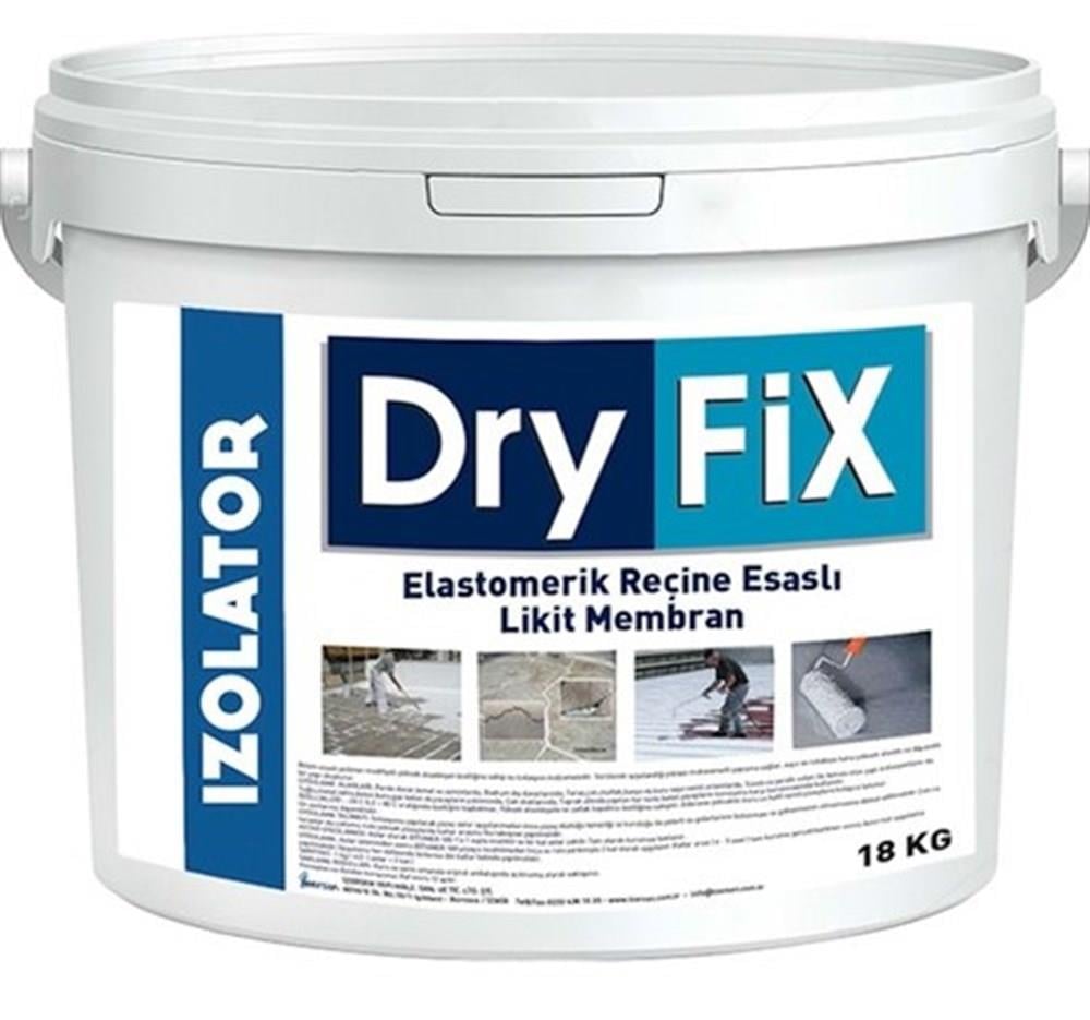DryfixDekorasyon Gereçleri Dryfix İzolator Beyaz Elastomerik Su Yalıtım Ürünü Beyaz 18 Kg