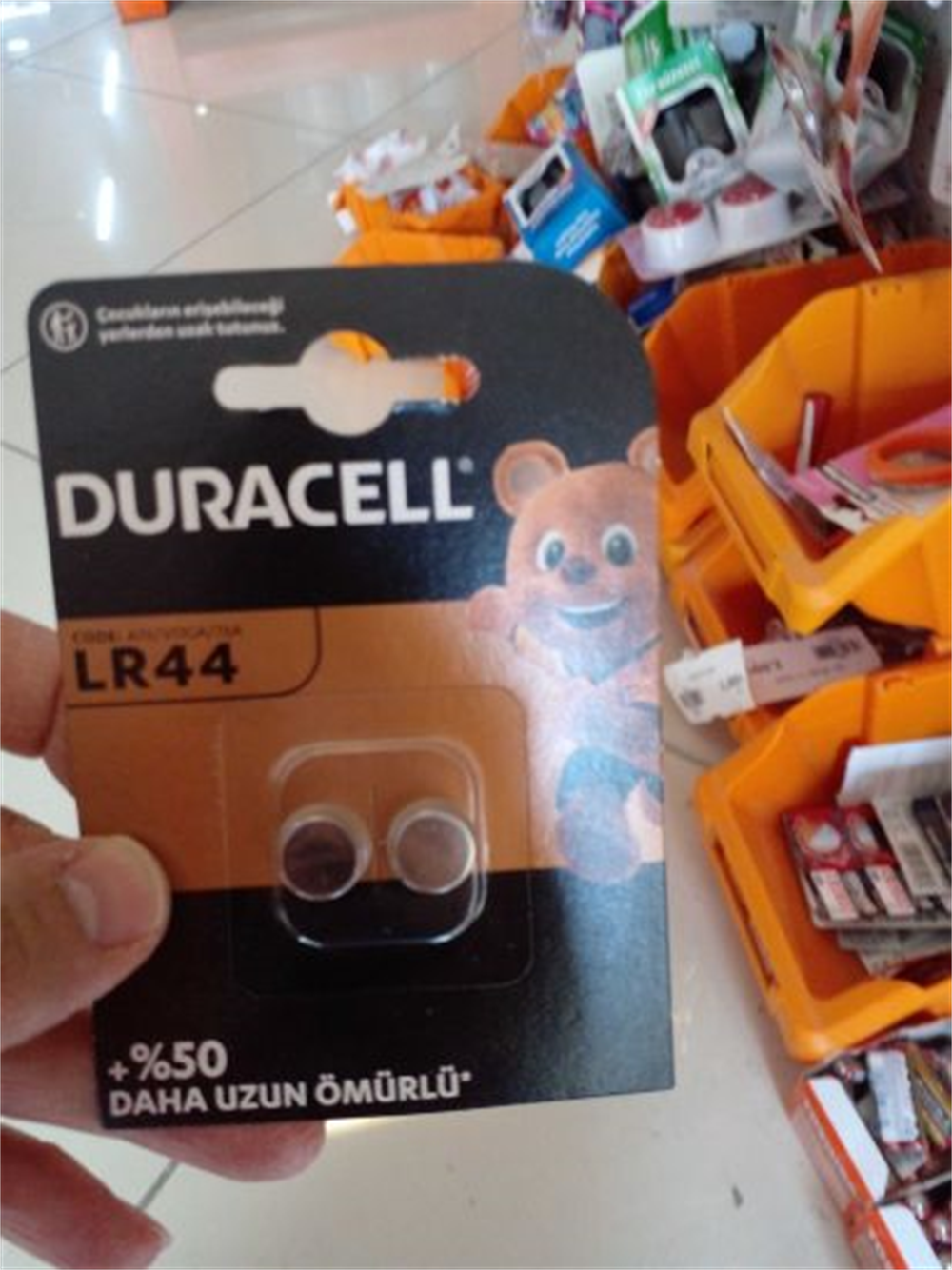 DURACELLHırdavat Malzemeleri Duracell Lr44