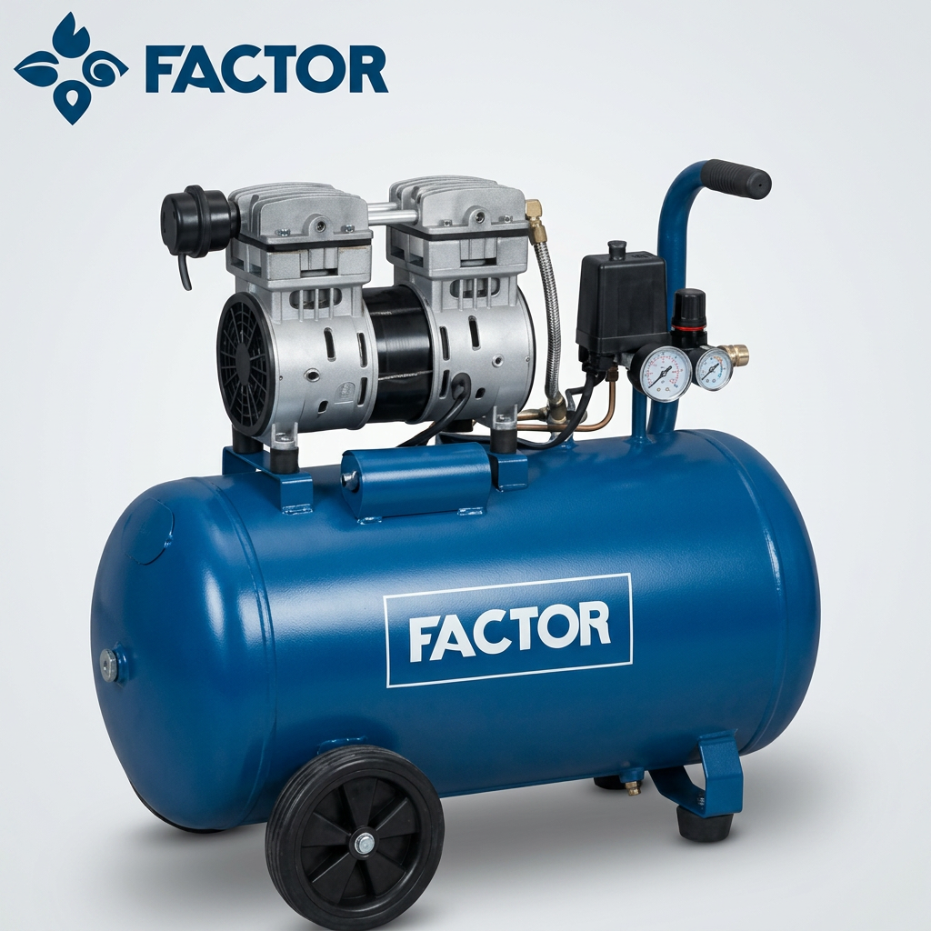 FactorKompresör Sessiz Kompresör 24 Lt