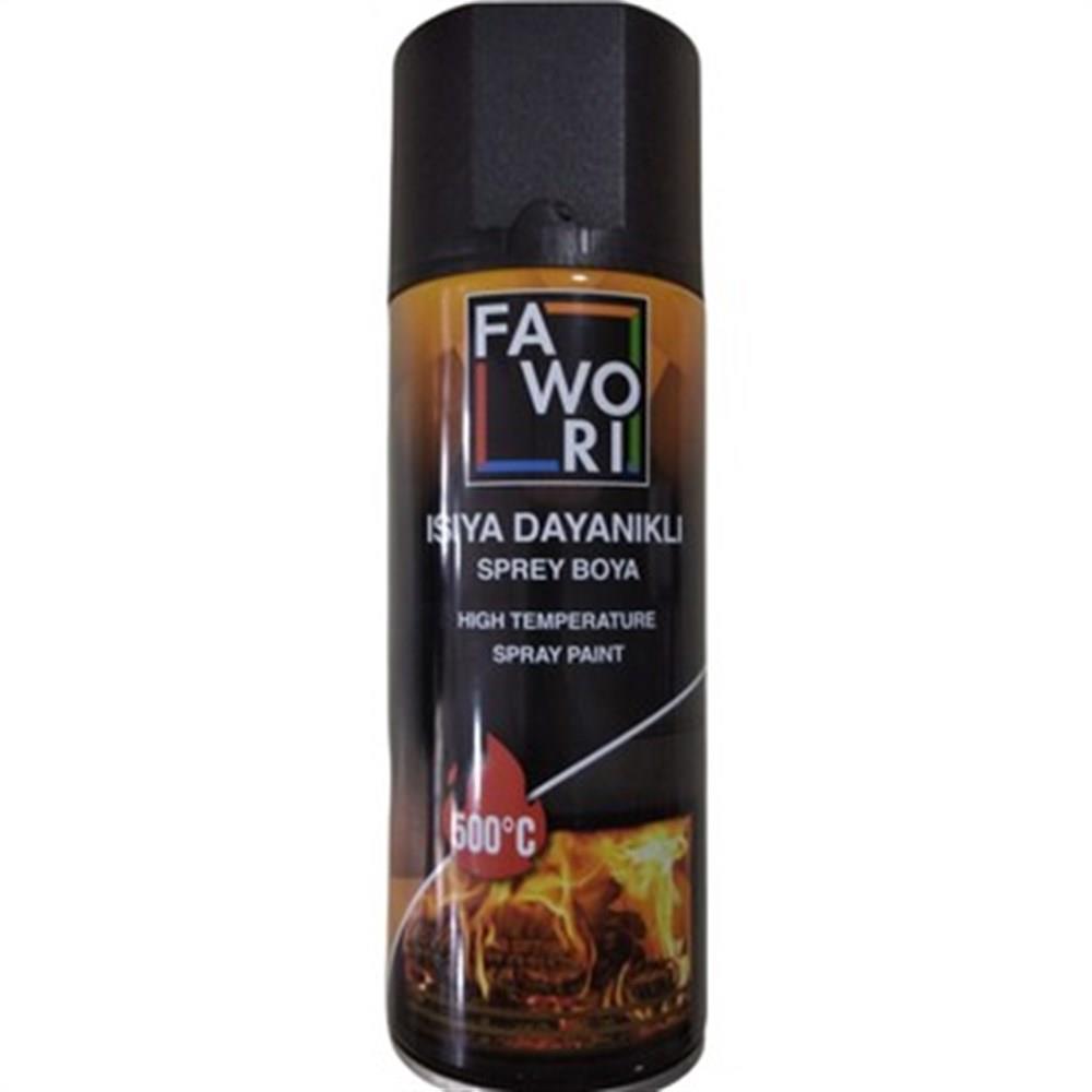 FAWORİSprey Boyalar Fawori Isıya Day. Sprey Boya Siyah 400 Ml.