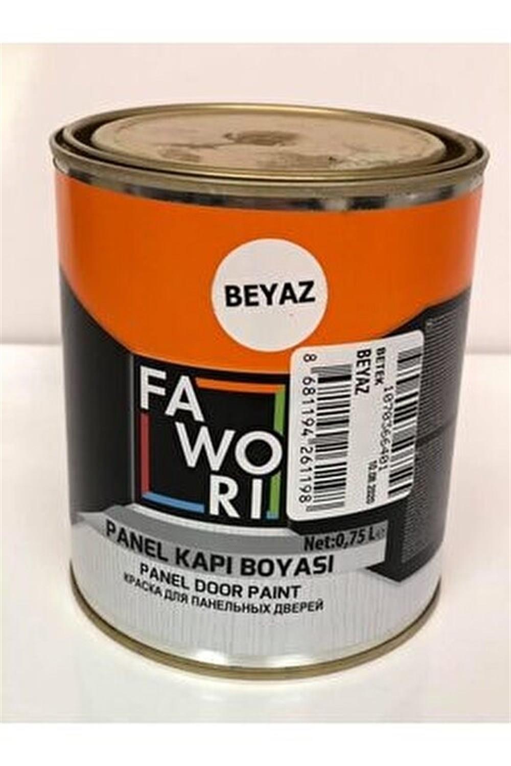 Fawori Panel Kapı Boyası Beyaz 0.75 Lt