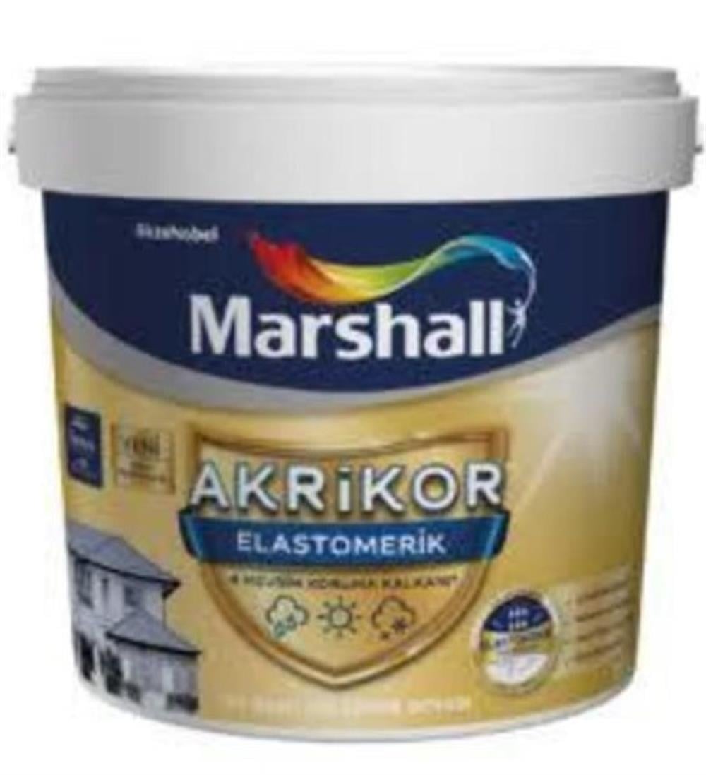MARSHALLDış Cephe Marshall Akrikor Elastomerik Bw Baz 15 Lt