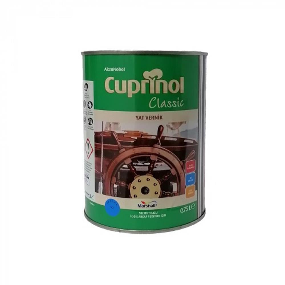 MARSHALLDekorasyon Gereçleri Marshall Cuprinol Classic Yat Verniği Parlak 0.75 Lt