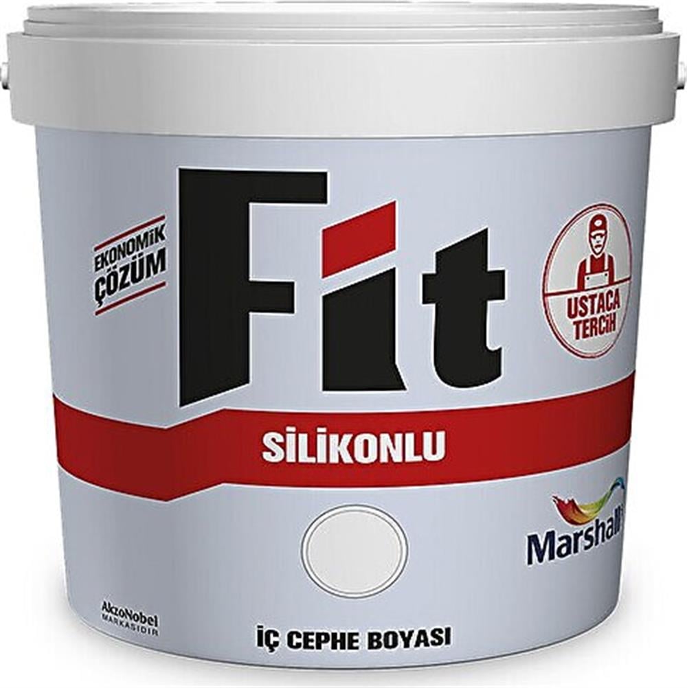 MARSHALLİç Cephe Marshall Fit Silikonlu İç Cephe Boyası Bw Baz 3.5 Kg.