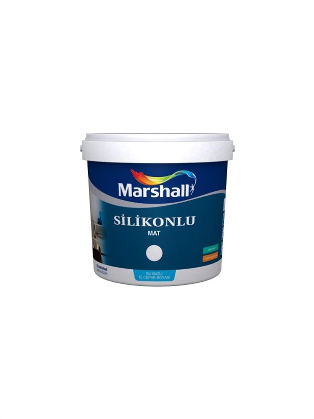 MARSHALLİç Cephe Marshall Silikonlu Özel Mat Bw Baz 7.5 Lt