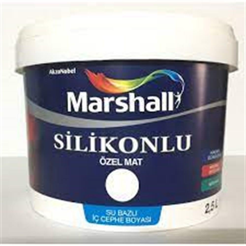MARSHALLİç Cephe Marshall Silikonlu Özel Mat Bw Baz 2.5 Lt