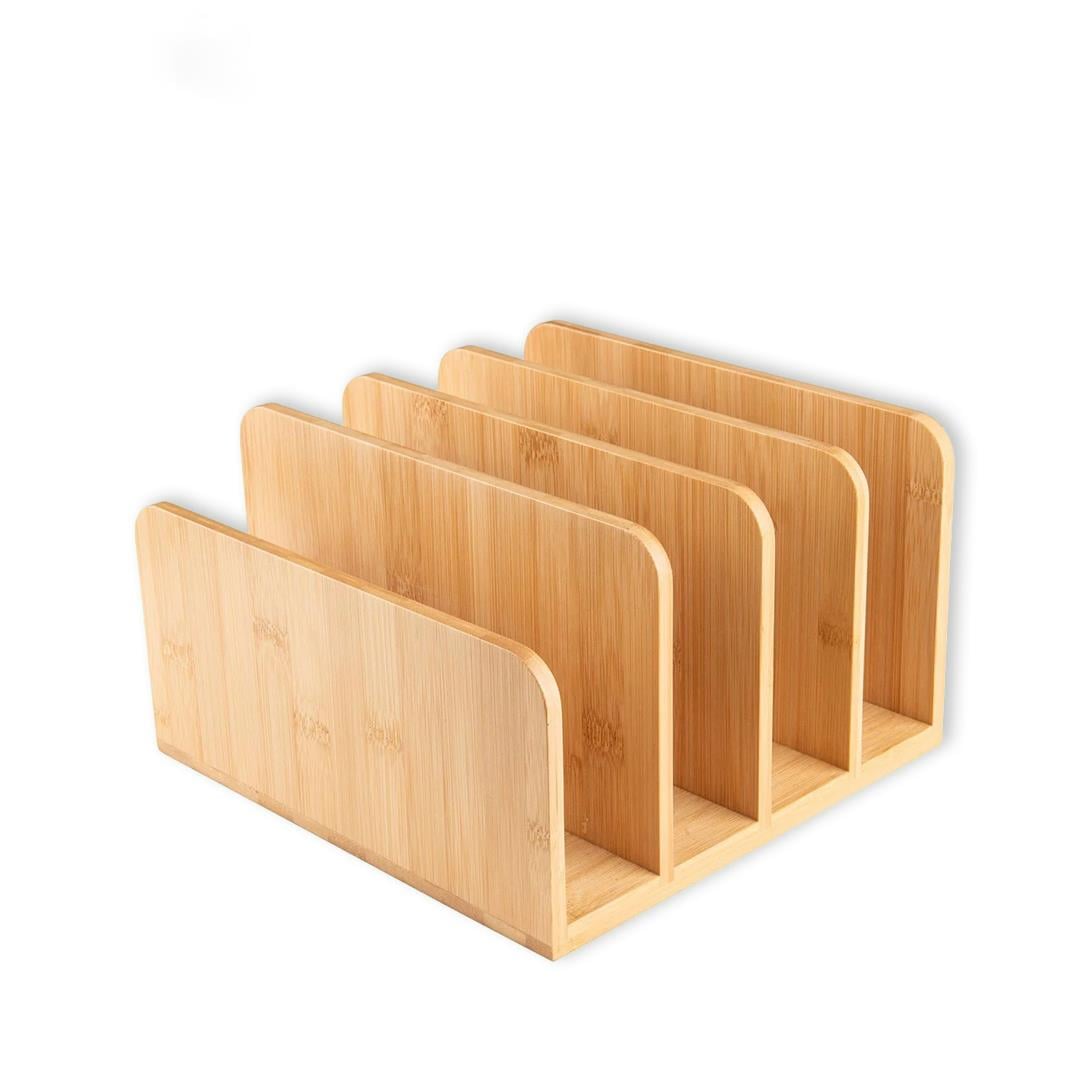 MienMutfak Organizer S/5 Bambu Tecere Kapak Düzenleyici