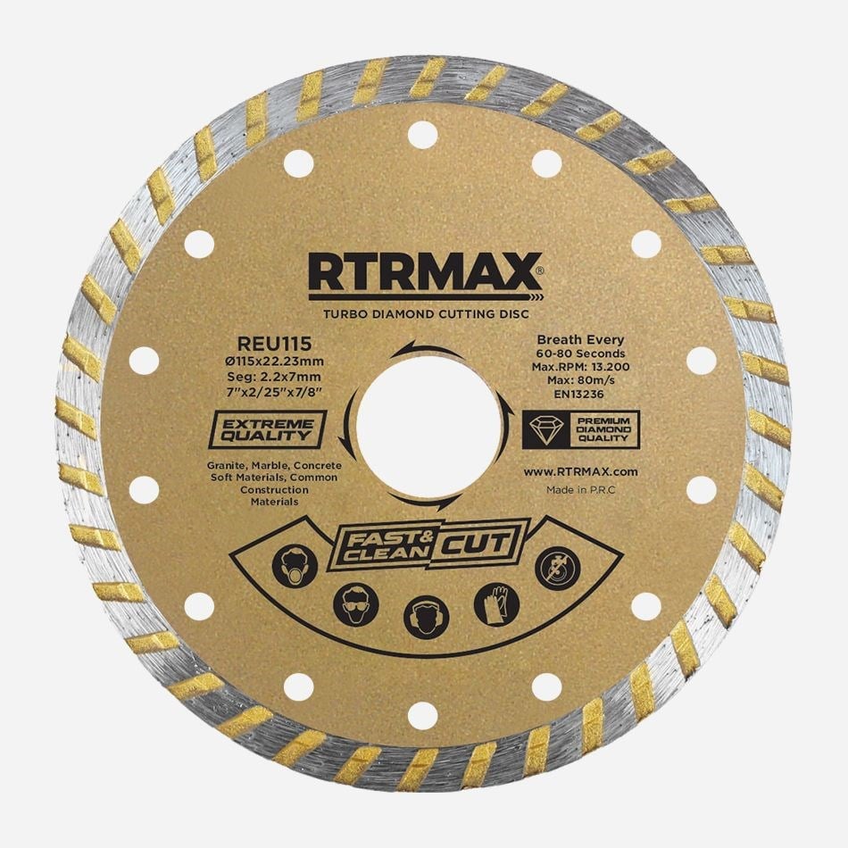 RTRMAXRTR Max Rtrmax Turbo Elmas Testere 115 Mm
