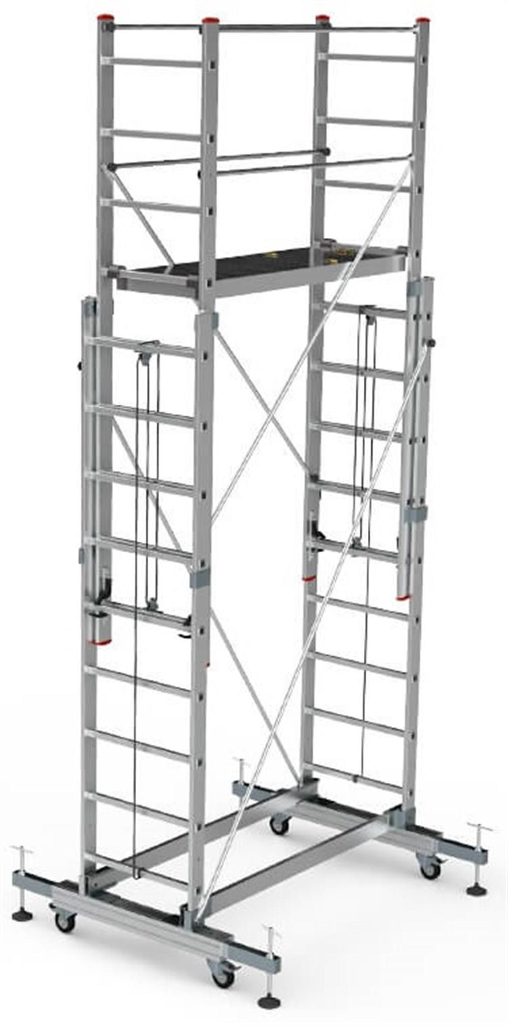SaraylıMerdivenler 2X2.5 Alüminyum İskele Merdiven 7509