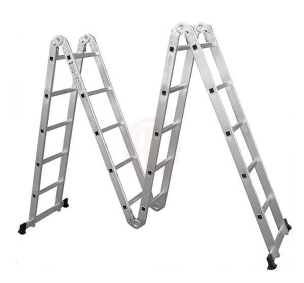 SaraylıMerdivenler Saraylı 4x5 Fonksiyonel Çok Amaçlı Alüminyum Akrobat Merdiven 147X4=588 CM