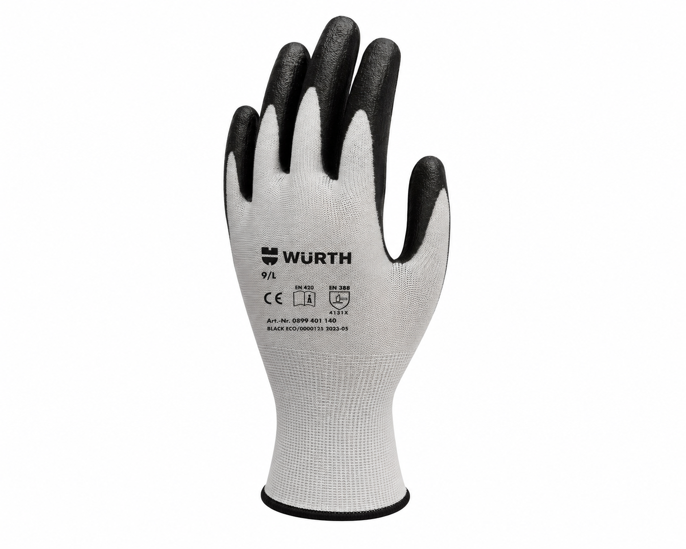 Würth İş Güvenlik Eldiveni Mekanikçi ECO Siyah No:10