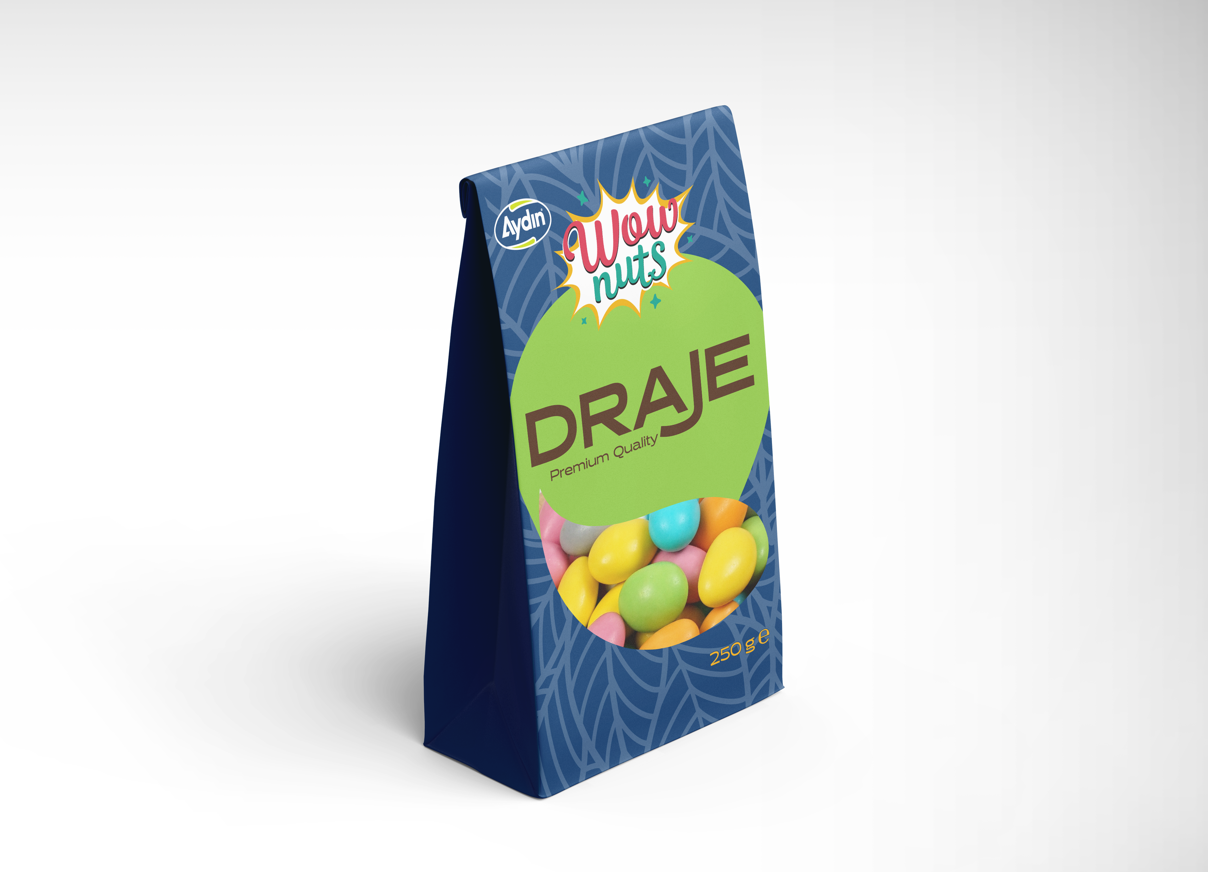 Aydın Kuruyemiş Renkli Çikolatalı Badem Draje 250 Gr