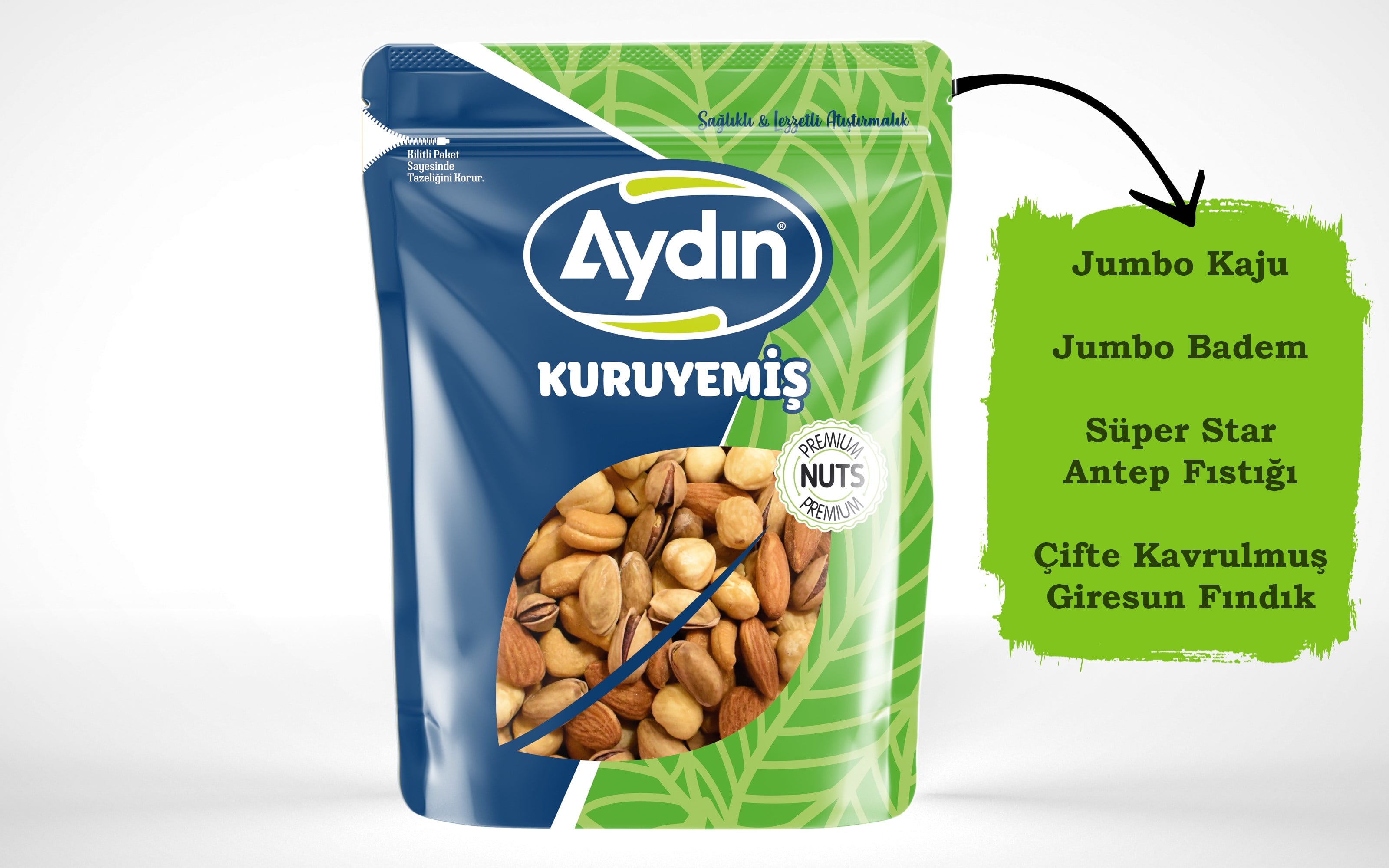 Premium Kavrulmuş Kuruyemiş Kokteyl 500G