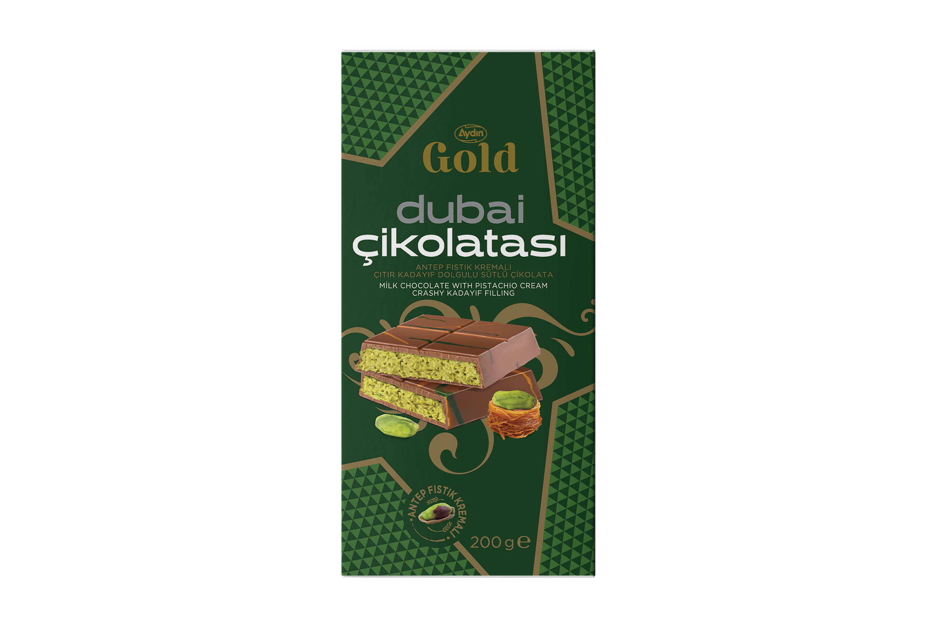  Dubai Çikolatası Fıstık Kremalı( 200 GR.)
