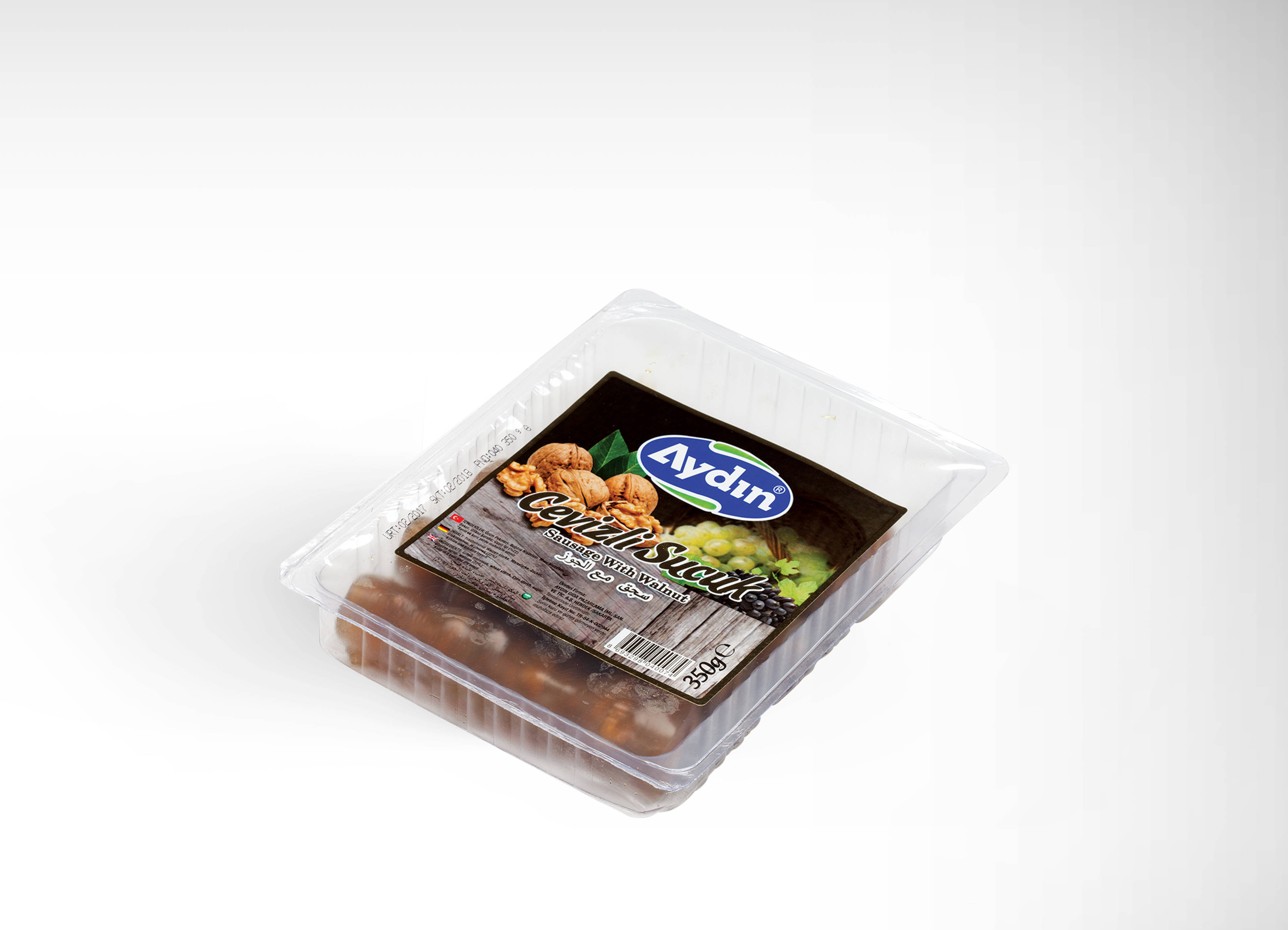 Aydın Kuruyemiş Kelebek Cevizli Sucuk 350 Gr