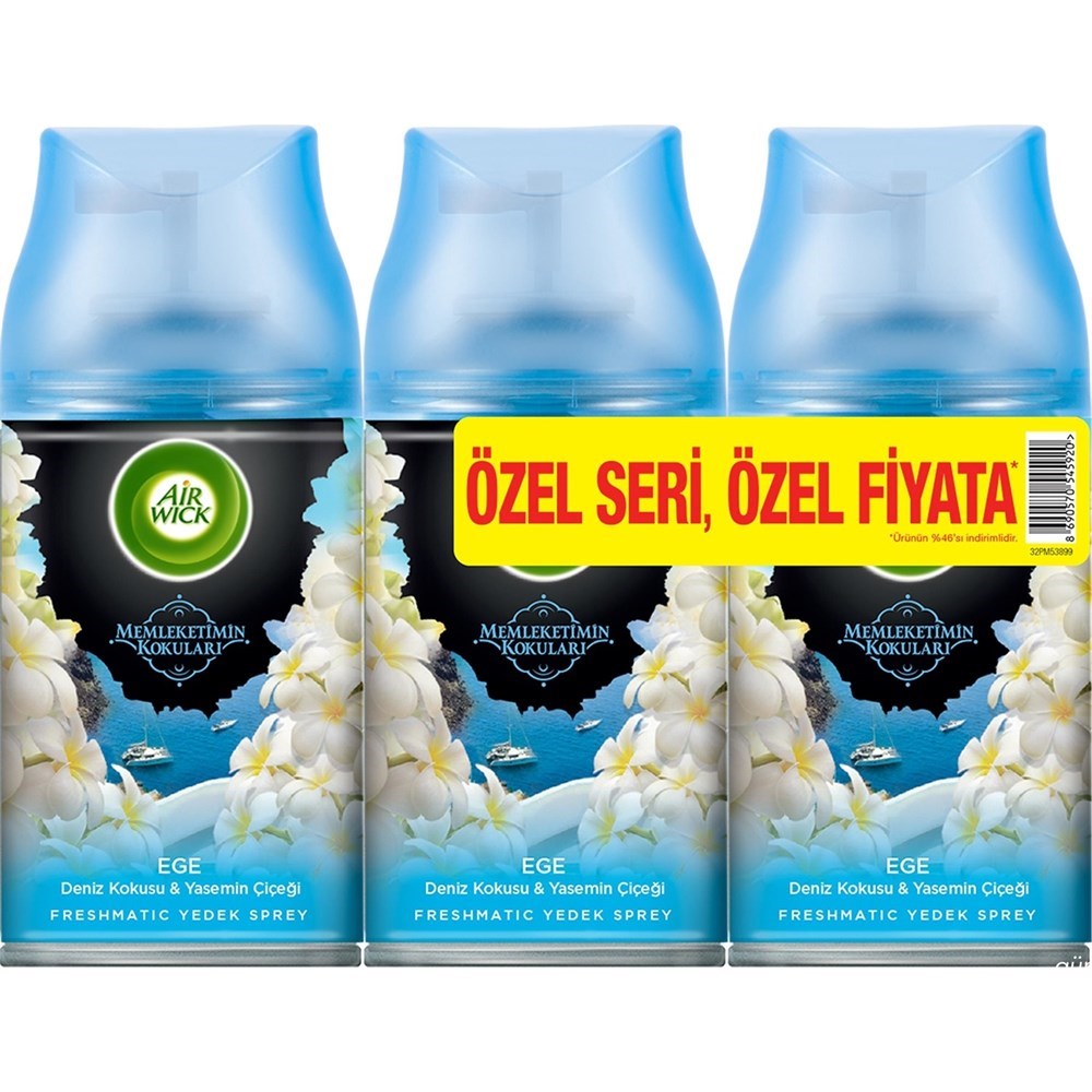 Airwıck F.matik Yedek 750 Ml 3'lü Paket Ege