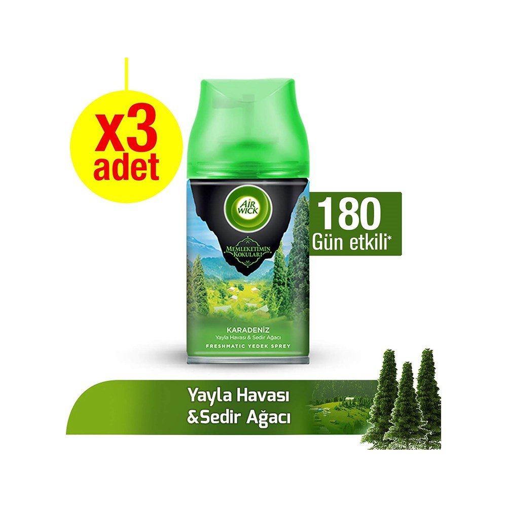 Airwıck F.matik Yedek 750 Ml 3'lü Paket Karadeniz