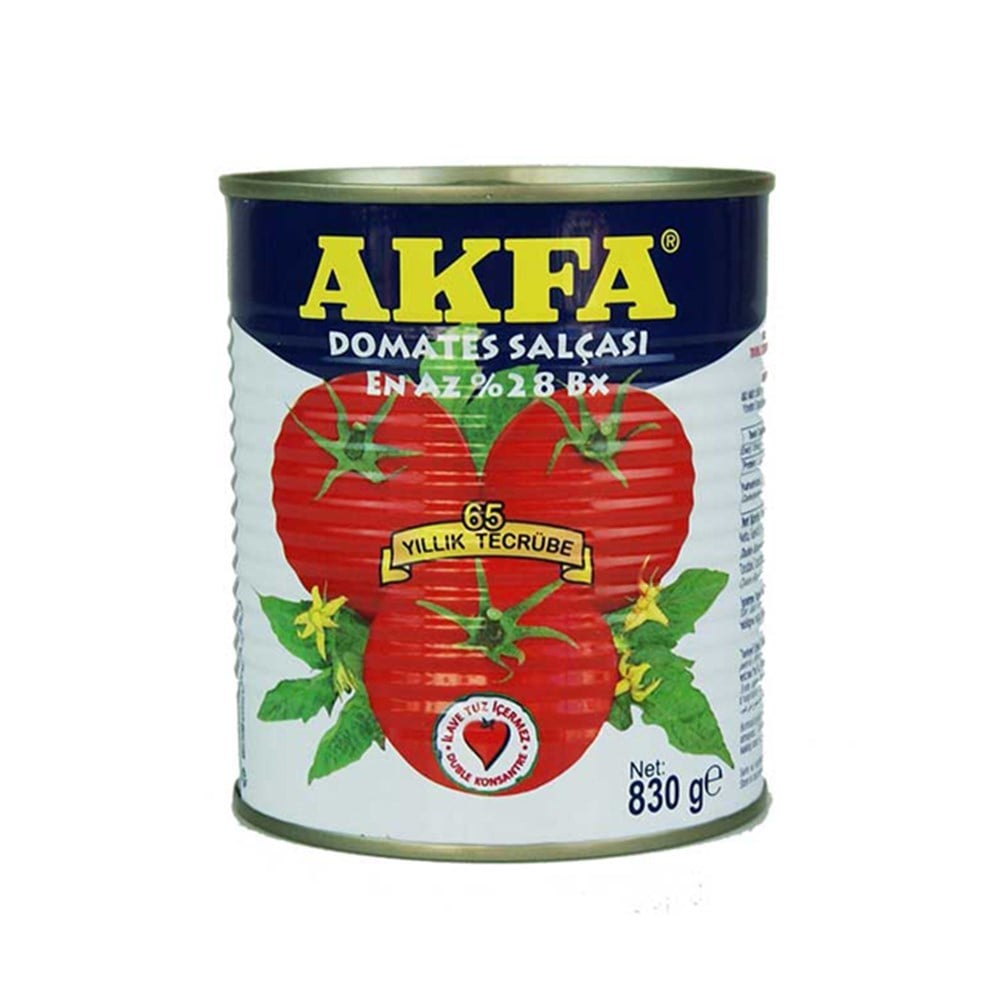 Akfa Domates Salçası 830 Gr Tnk.