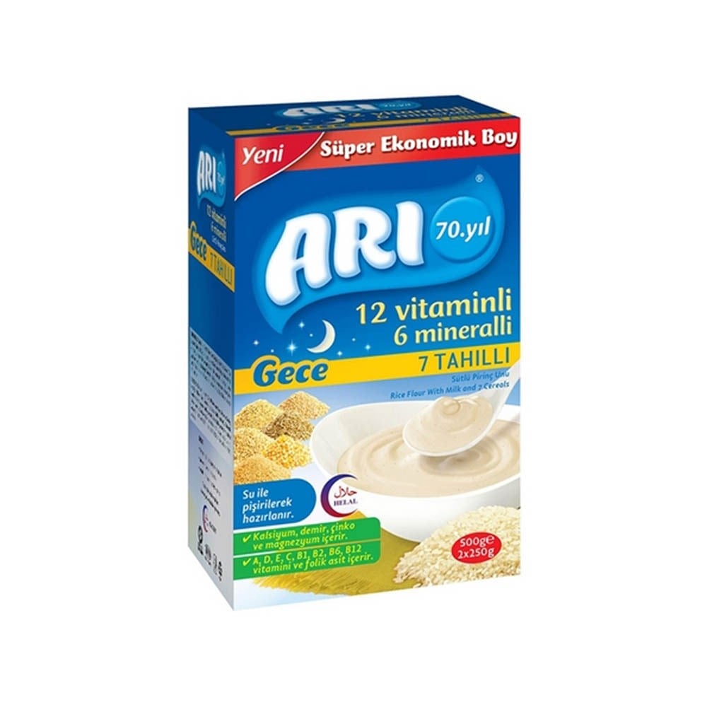 Arı Pirinç Unu 500 Gr 7 Tahıllı Gece