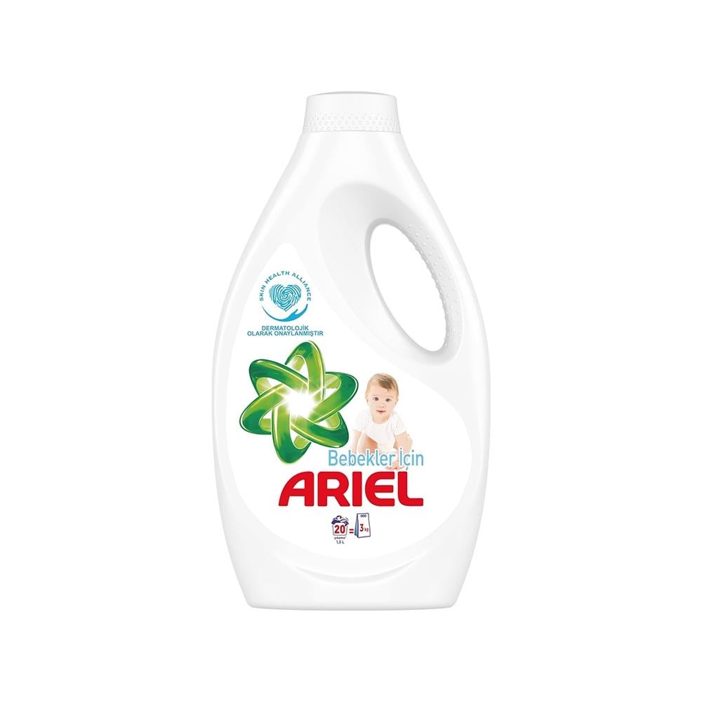 Ariel Sıvı Deterjan 1,30 Lt 20 Yıkama Bebek