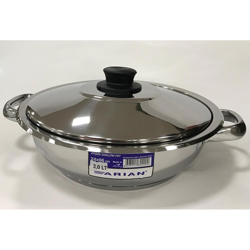 Arkom K.yarık Alimin.tencere 24cm