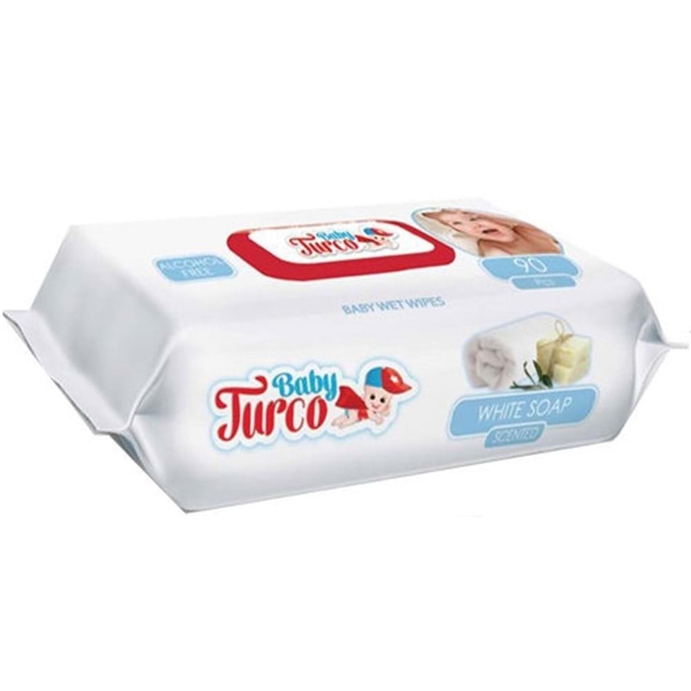 Baby Turco Islak Havlu 90'lı Whıte
