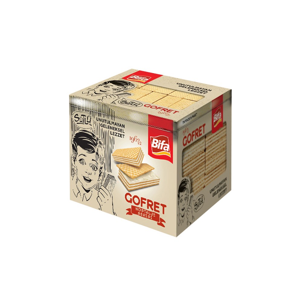 Bifa Gofret Sütlü 9'lu Kutu 1215 Gr
