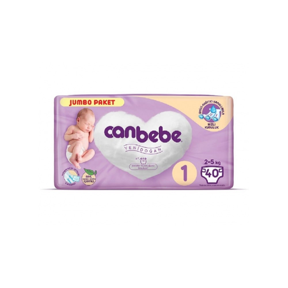 Canbebe Jumbo Paket 1 Y.doğan 40 Adet