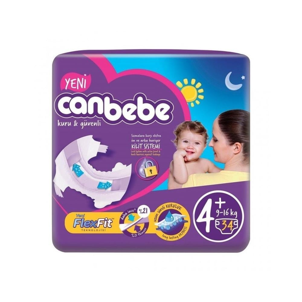 Canbebe Jumbo Paket 4+ M.plus 9-20 Kg 34 Adet