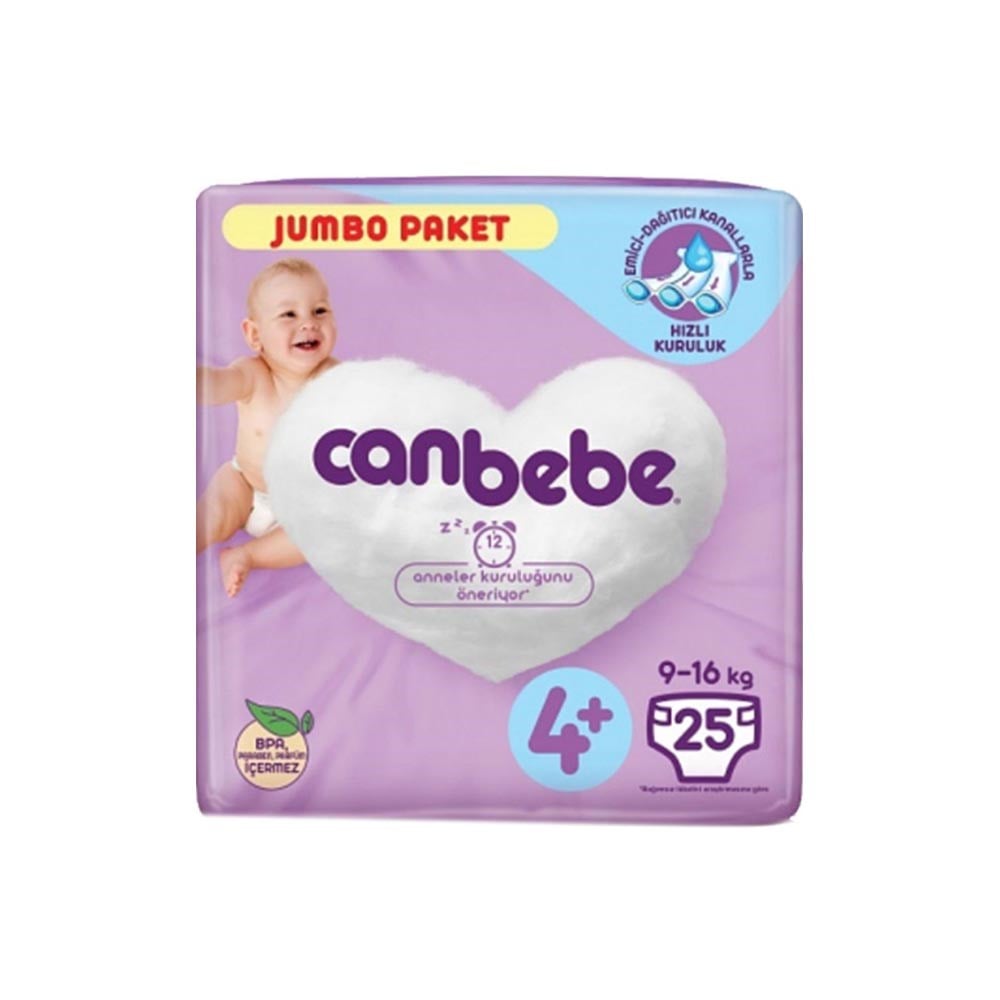 Canbebe Jumbo Paket 4+ Maxi Y 26 Adet