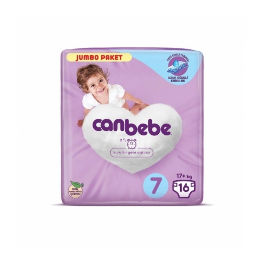 Canbebe Jumbo Paket 7 Xxl 17+ Kg 16 Adet