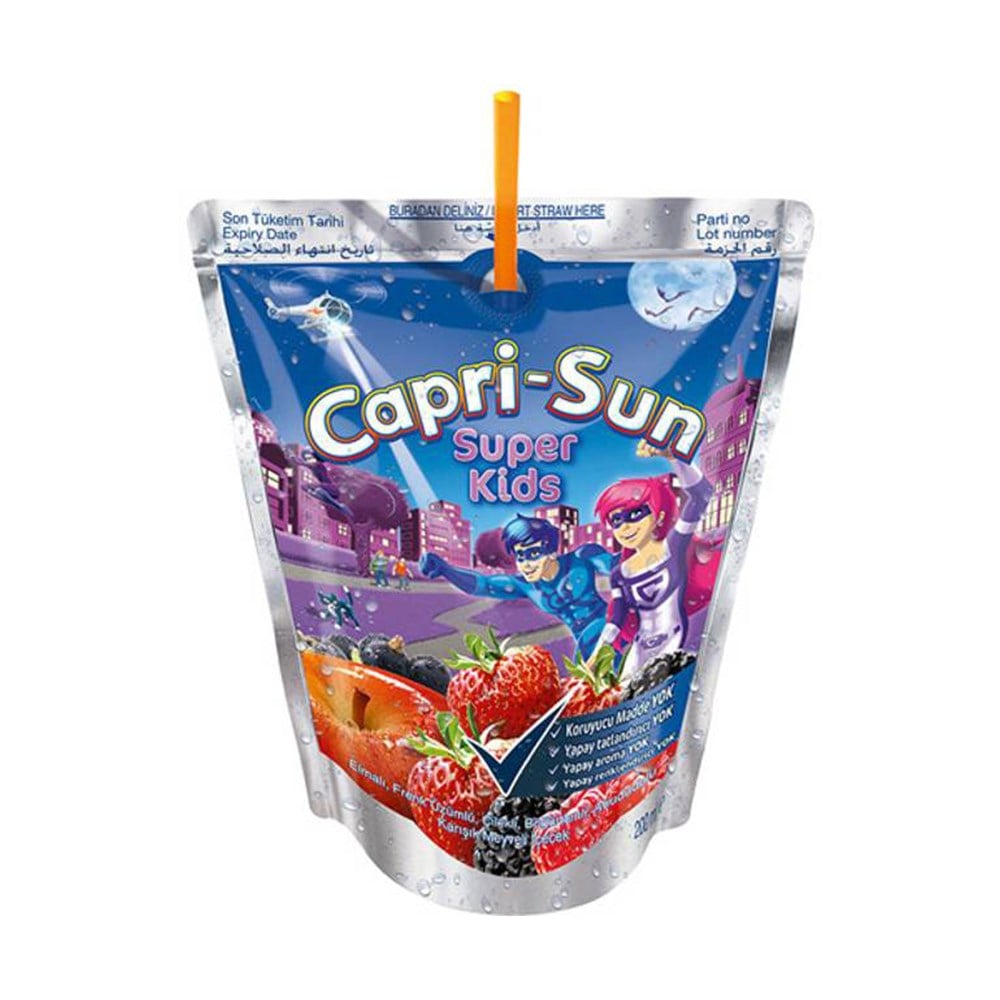 Capri-sun 200 Ml Super Kids Elm.üzüm.çil.