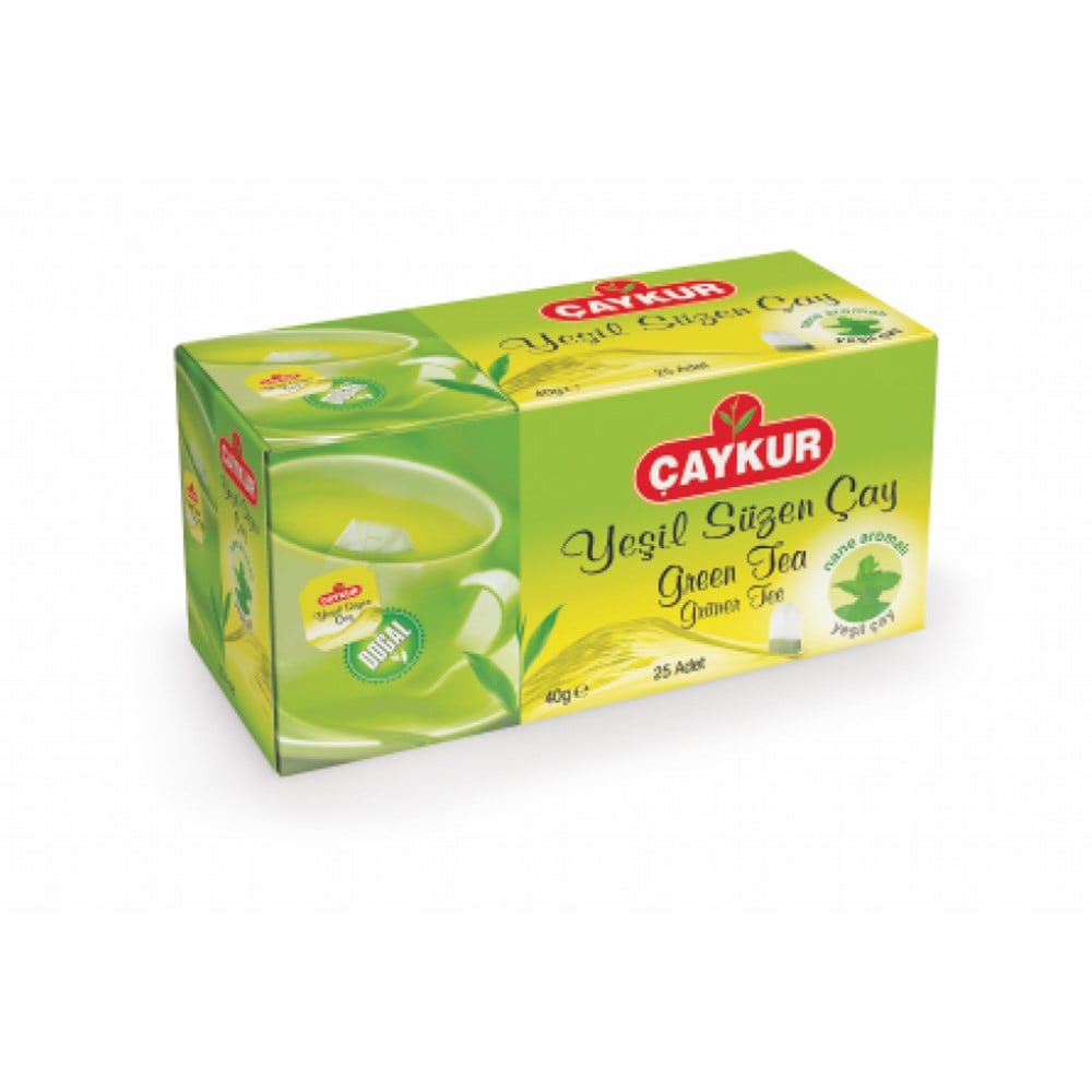 Çaykur Bitki Çayı 24 Adet Yeşil Çay Naneli