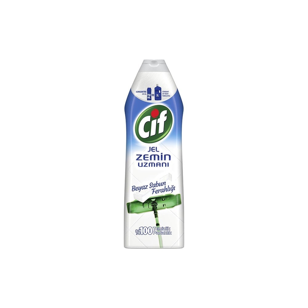 Cif Jel Zemin Uzmanı 750 Ml Beyaz Sabun Ferahlığı