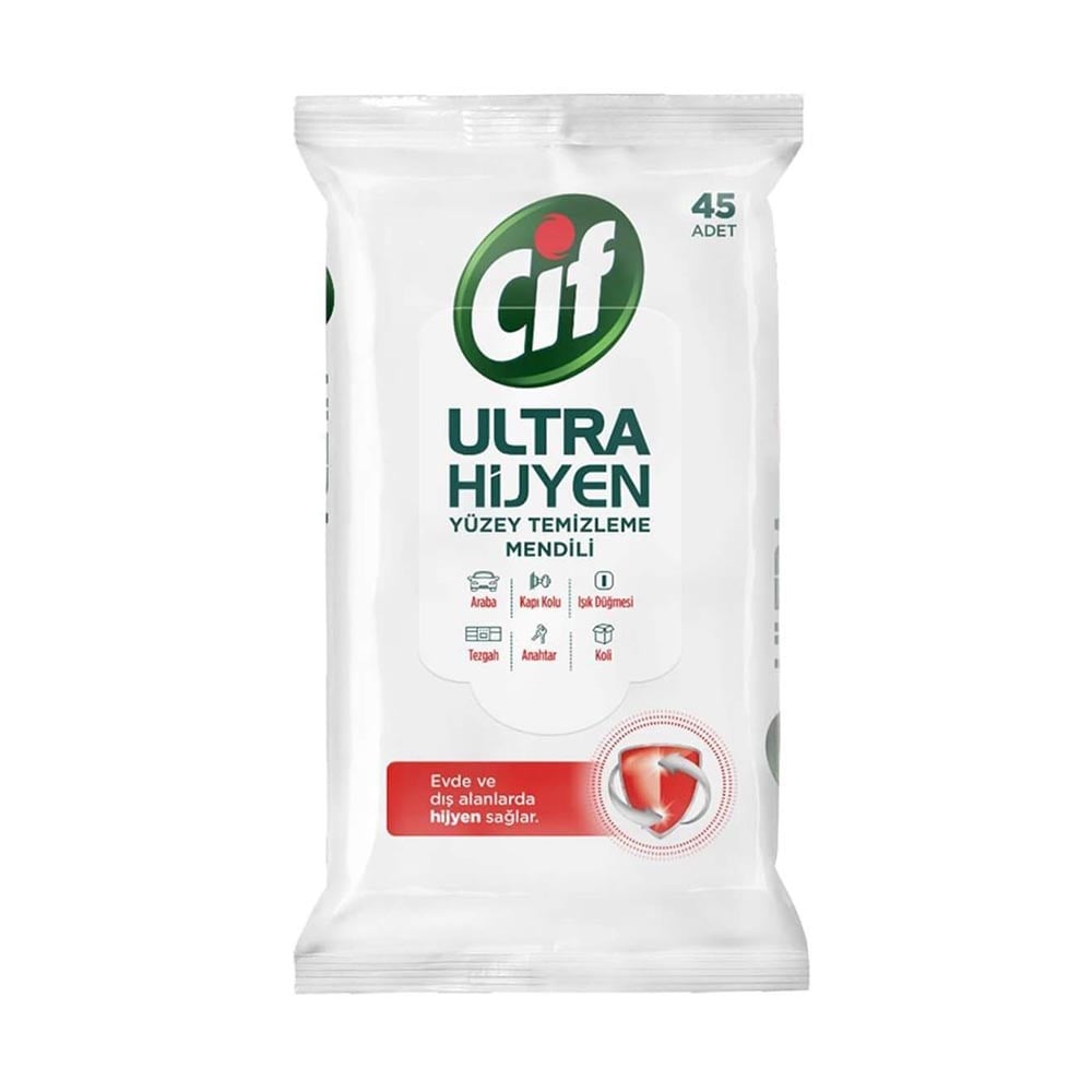 Cif Yüzey Temizleme Mendili 45 'li Ult.hijyen