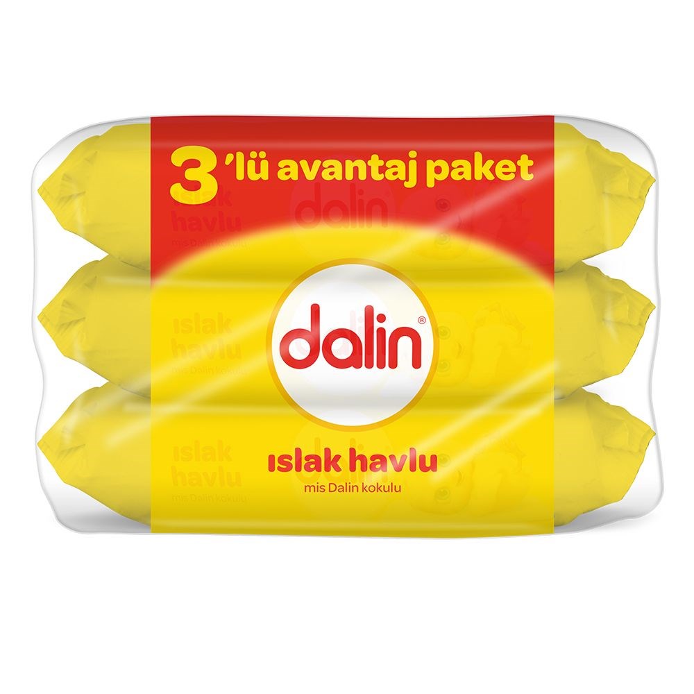 Dalin Islak Havlu 168'li 3'lü Paket Baby Wipes